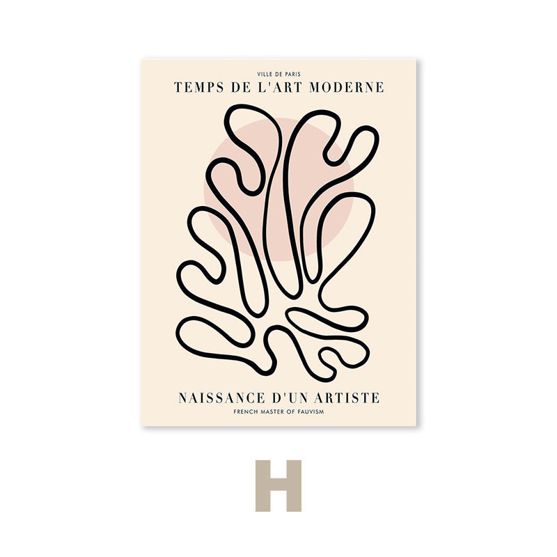 Minimalist Floral Canvas Painting