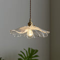 Lotus Copper Crystal Pendant Light