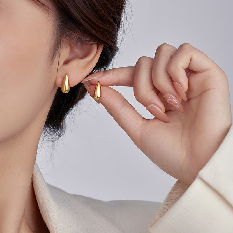 Glossy Drop Earrings