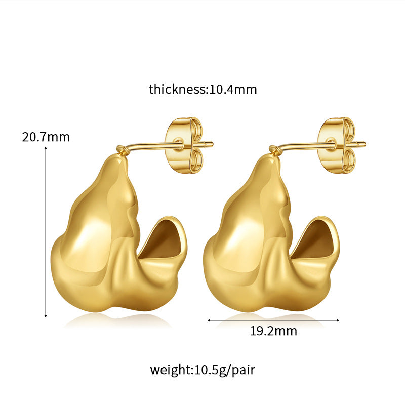 Glossy Drop Earrings