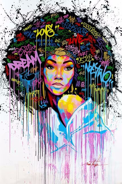 Abstract Character Canvas Wall Art Decoration