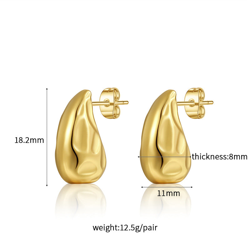 Glossy Drop Earrings