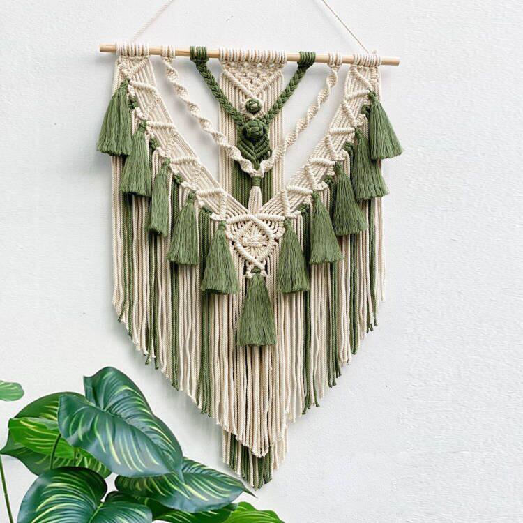 Hand-Woven Bohemian Wall Tapestry