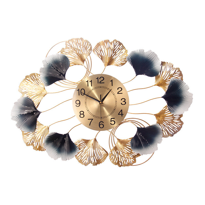Ginkgo Leaf Wall Clock