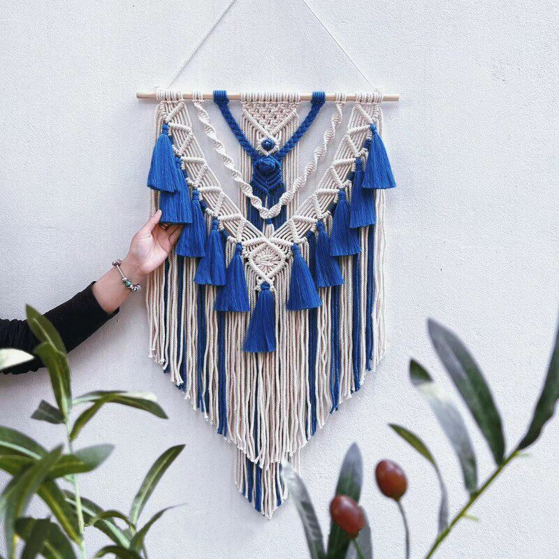 Hand-Woven Bohemian Wall Tapestry