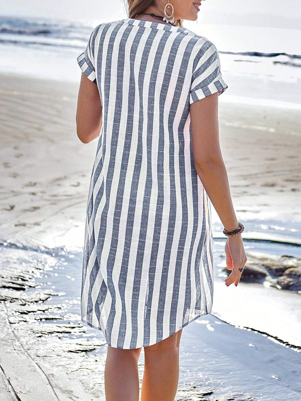Striped Loose Casual Shirt