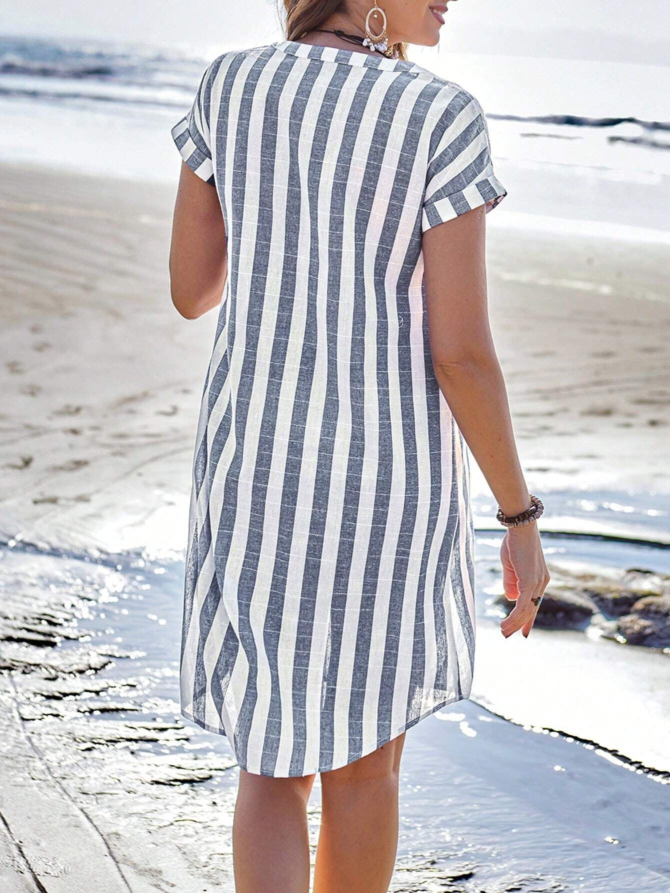 Striped Loose Casual Shirt