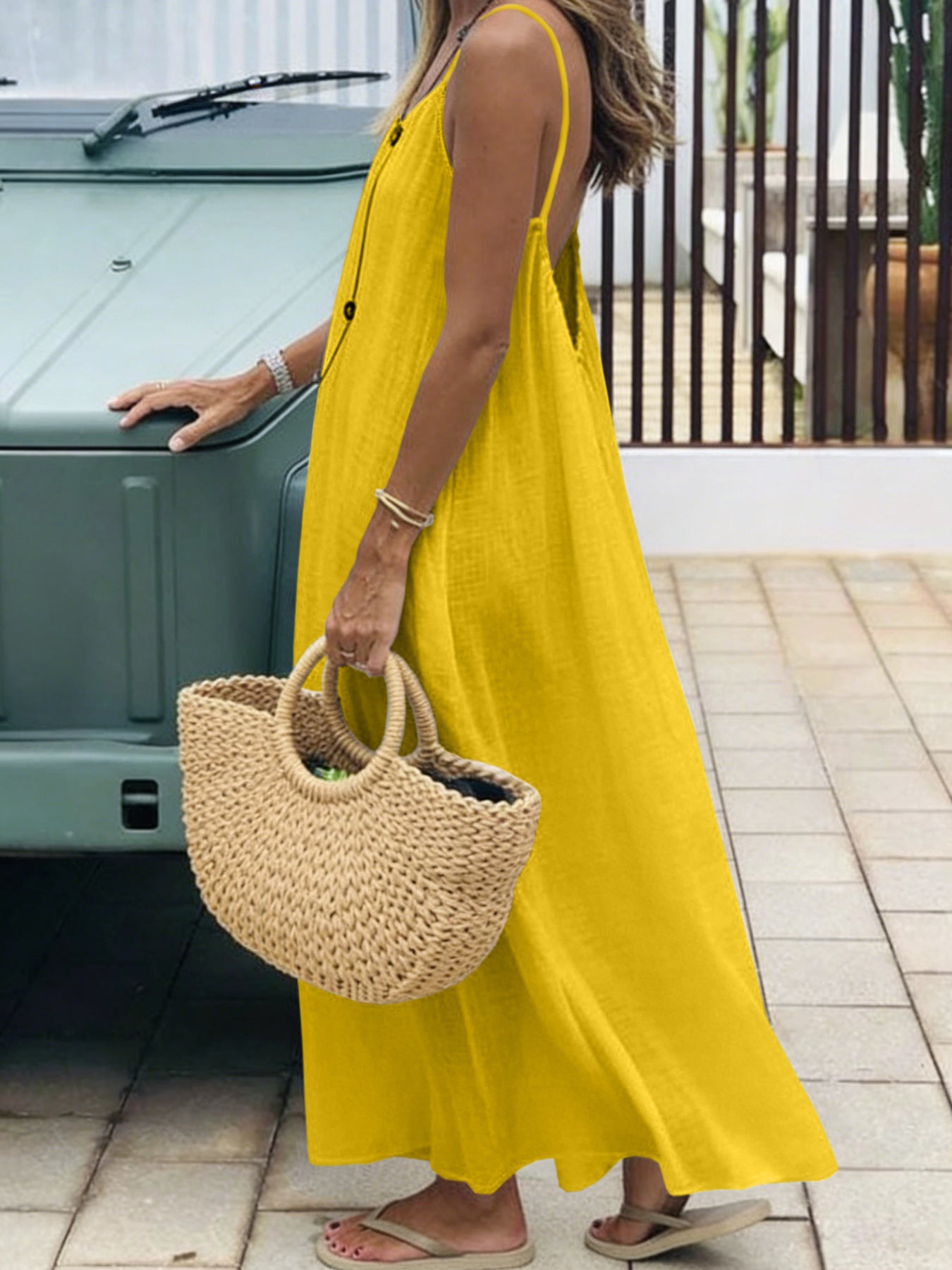 Backless Loose Loungewear Dress