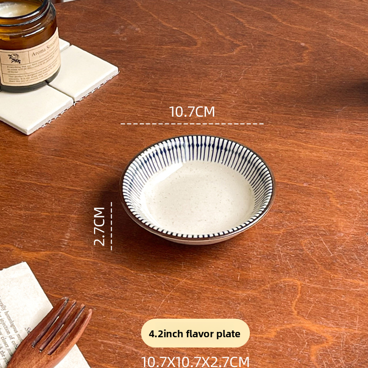 Japanese Ceramic Bowl and Plate Set
