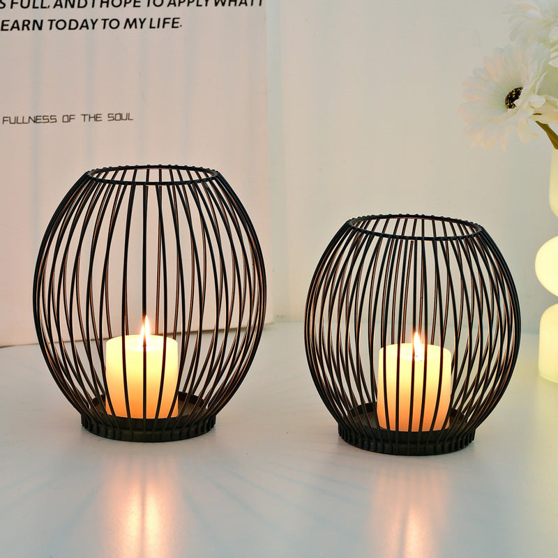 Iron Candle Holder