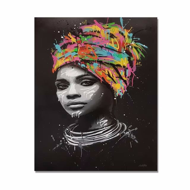 Abstract Character Canvas Wall Art Decoration