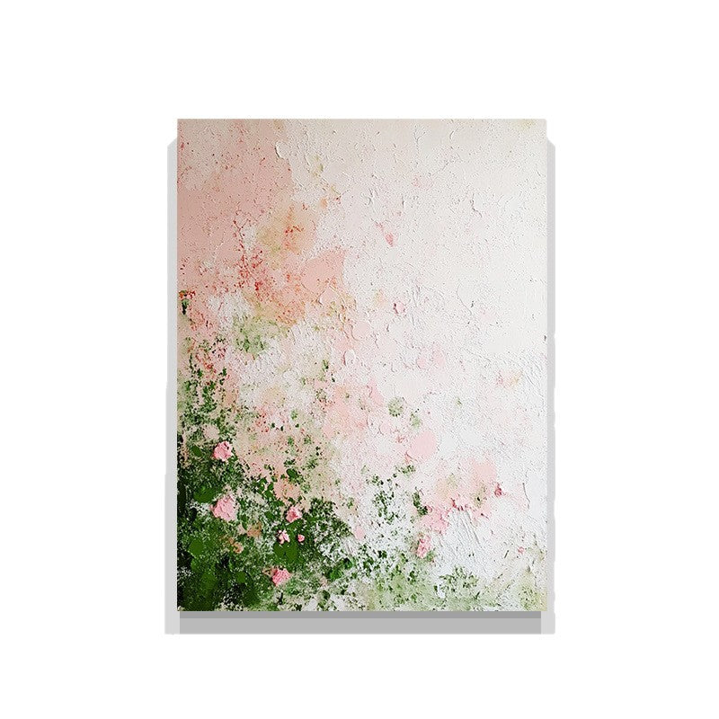 Hand-Painted Lily of the Valley Abstract Oil Painting