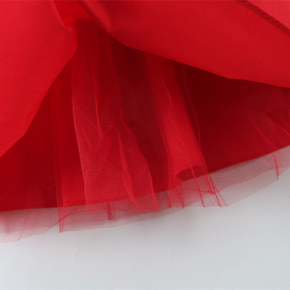 Backless Cross-Tie Halter Dress