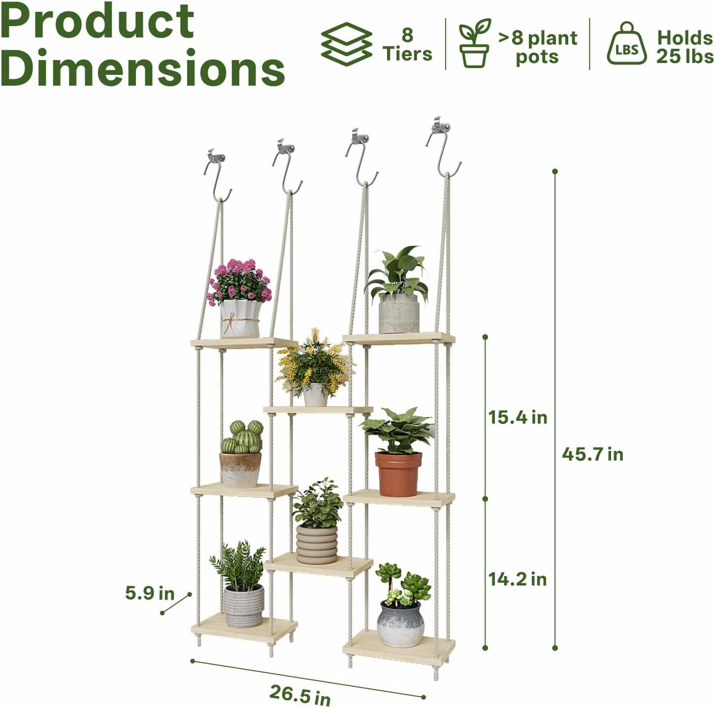 Bohemian Hand-Woven Wall Storage Rack