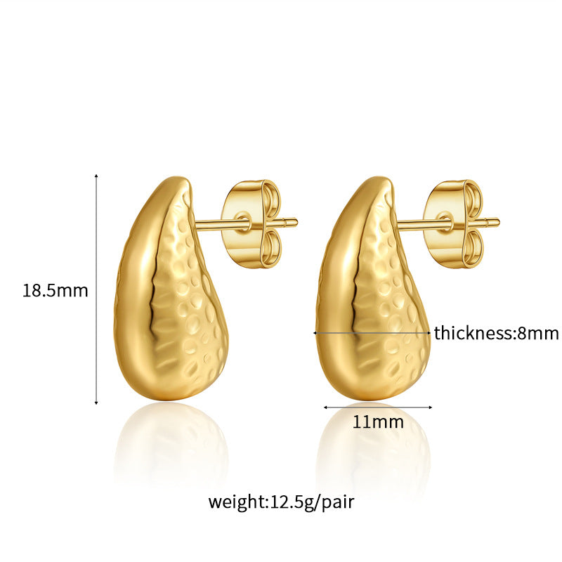 Glossy Drop Earrings