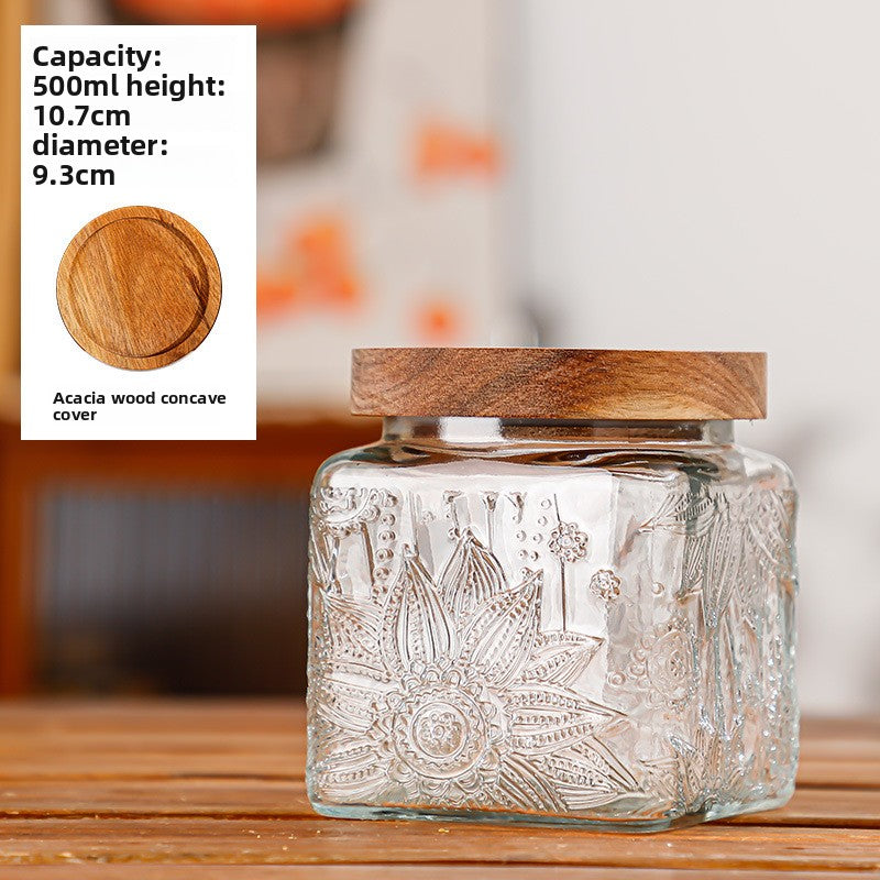 Glass Jar with Lid