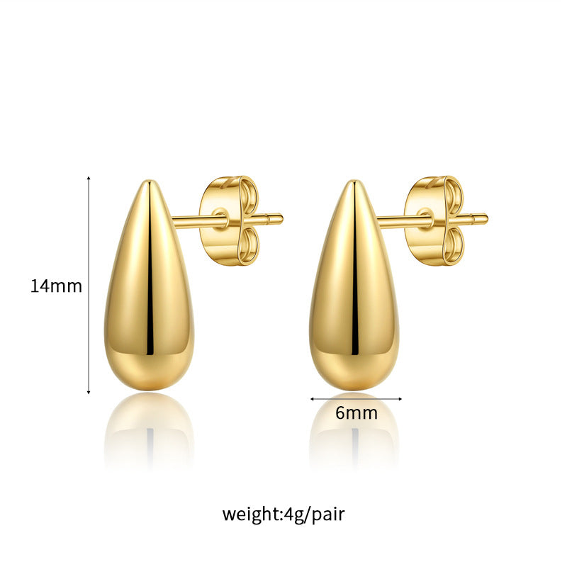 Glossy Drop Earrings