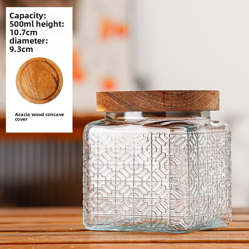 Glass Jar with Lid