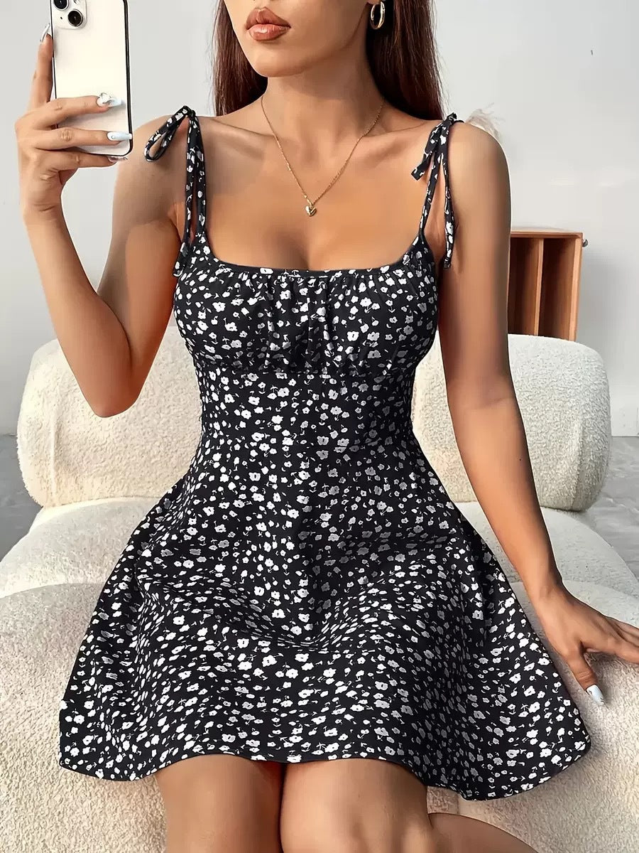 Suspender Mini Dress