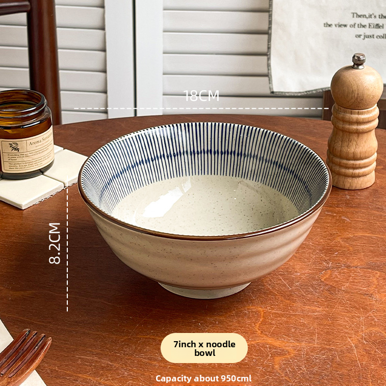 Japanese Ceramic Bowl and Plate Set