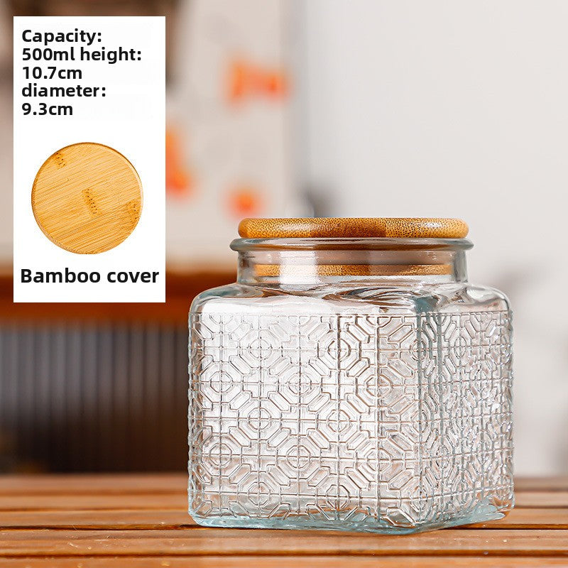 Glass Jar with Lid