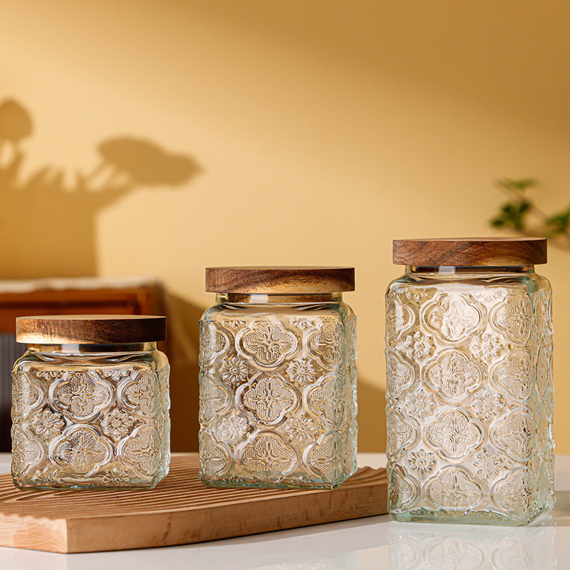 Glass Jar with Lid
