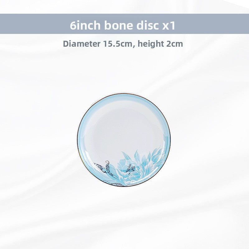 European Style Bone Bowl and Chopsticks Set