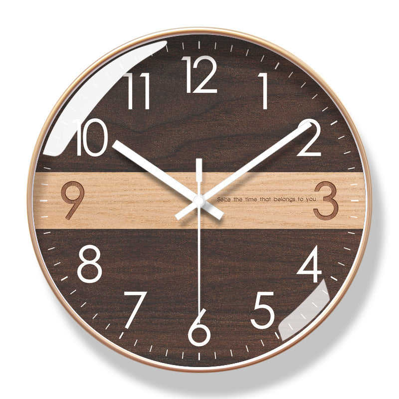 Vintage Minimalist Quartz Wall Clock