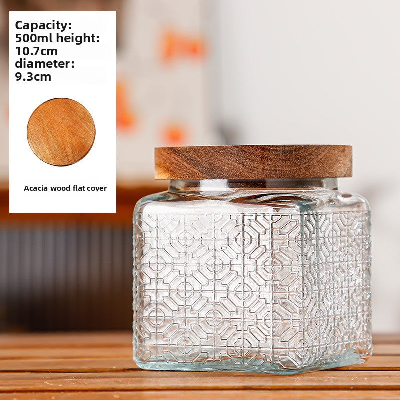 Glass Jar with Lid