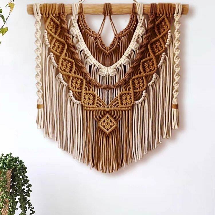 Hand-Woven Bohemian Wall Tapestry