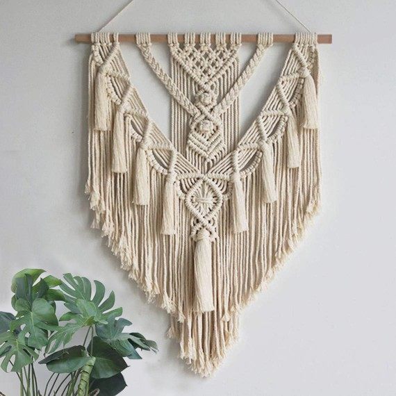 Hand-Woven Bohemian Wall Tapestry
