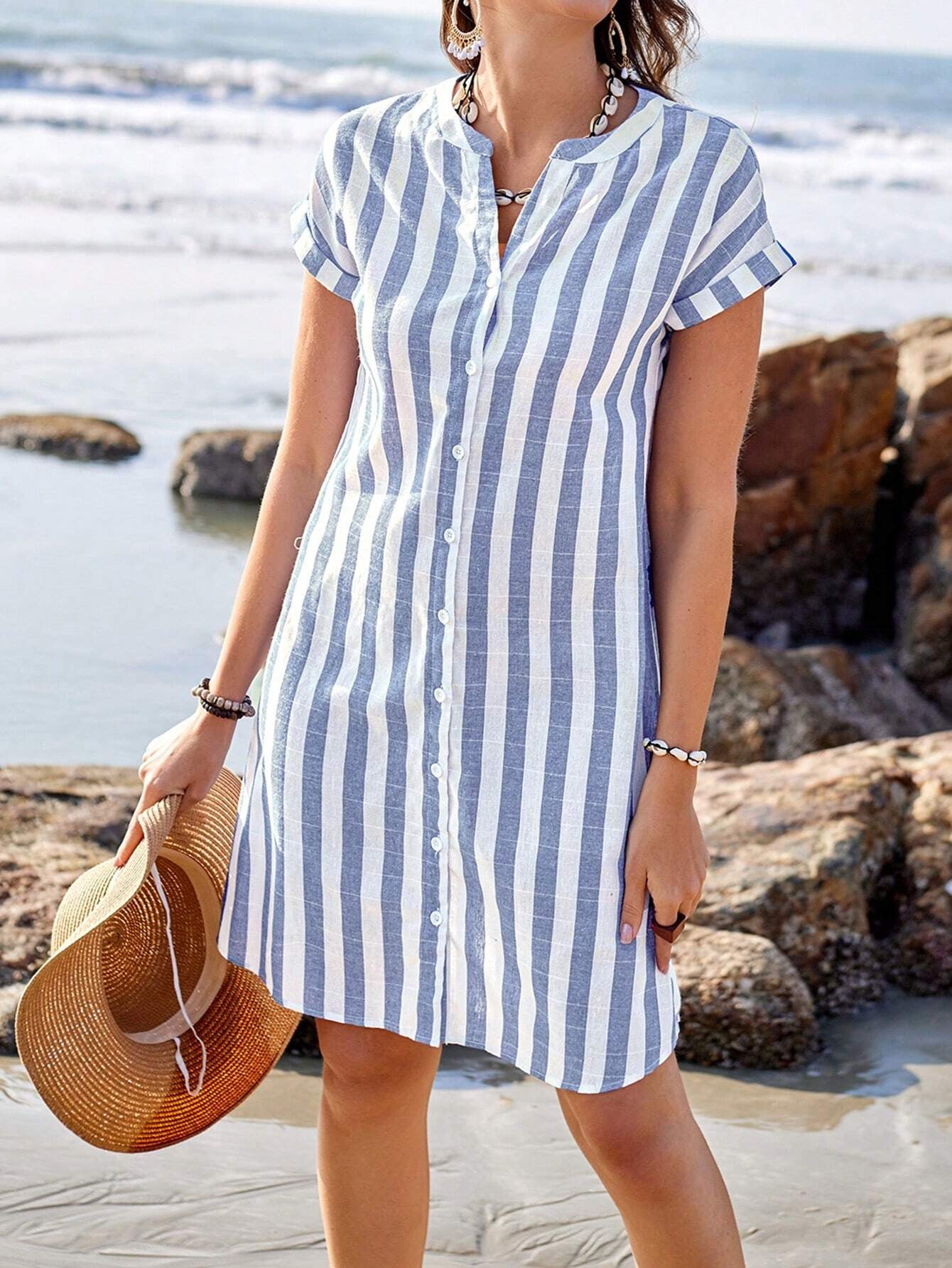 Striped Loose Casual Shirt