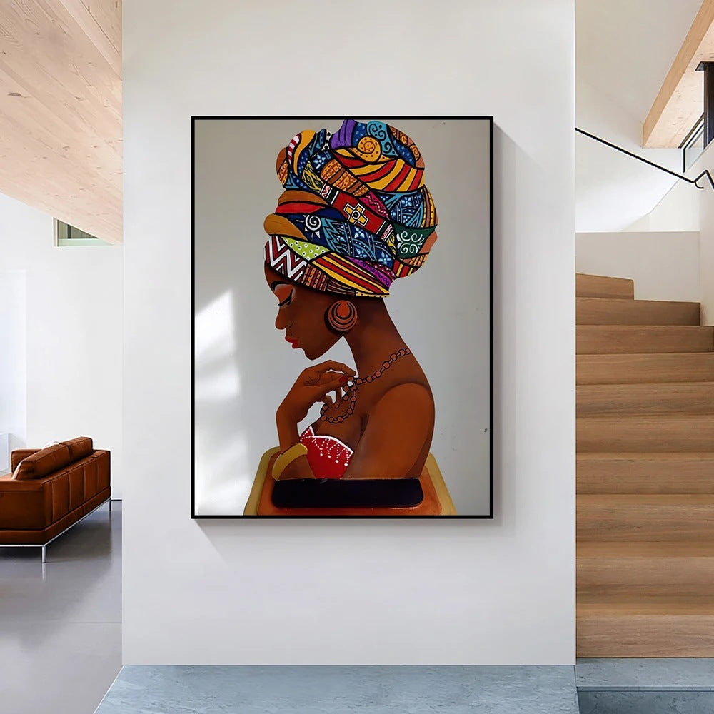 Abstract Character Canvas Wall Art Decoration