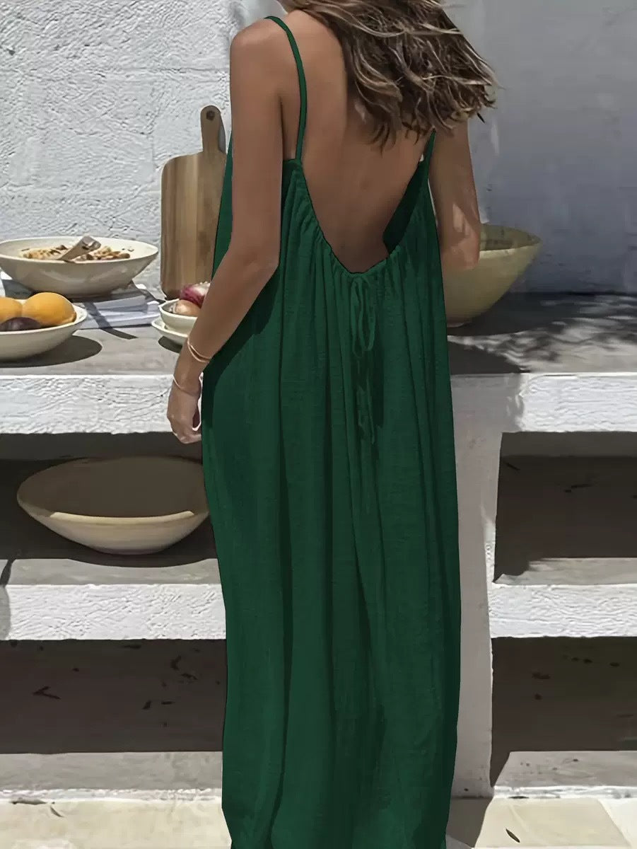 Backless Loose Loungewear Dress