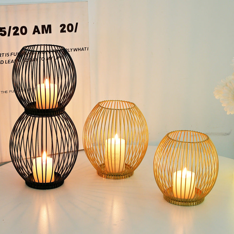 Iron Candle Holder