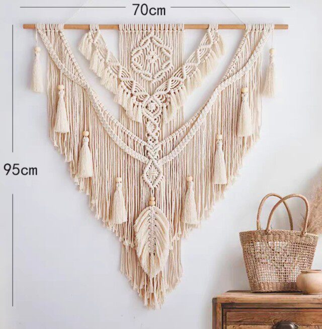 Hand-Woven Bohemian Wall Tapestry