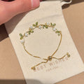 Vine branch and leaf bracelet