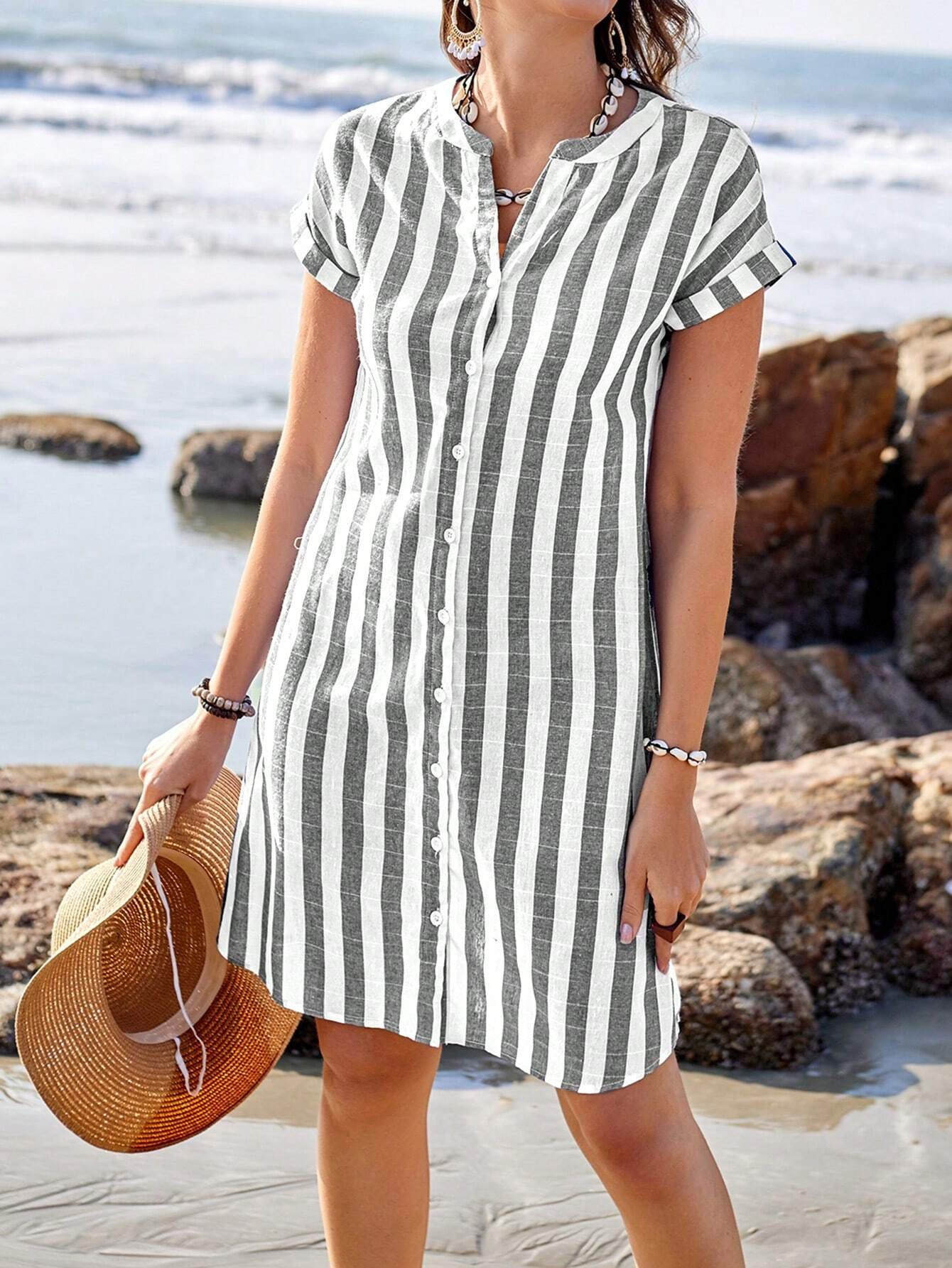 Striped Loose Casual Shirt