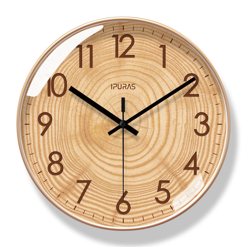 Vintage Minimalist Quartz Wall Clock