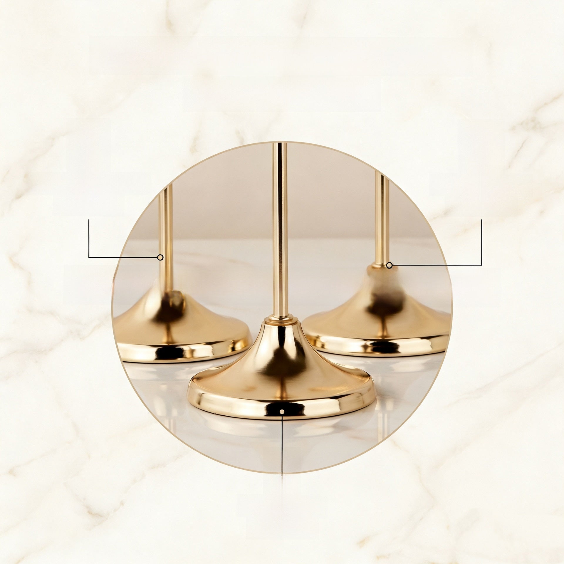 European Wedding Candle Holders Set