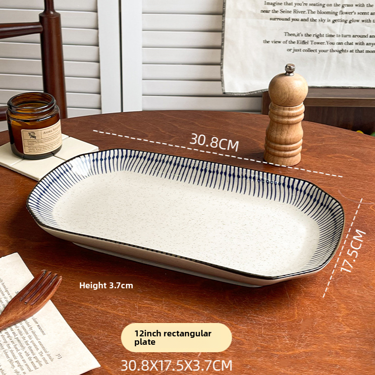 Japanese Ceramic Bowl and Plate Set