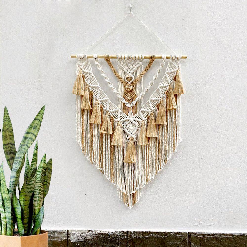 Hand-Woven Bohemian Wall Tapestry
