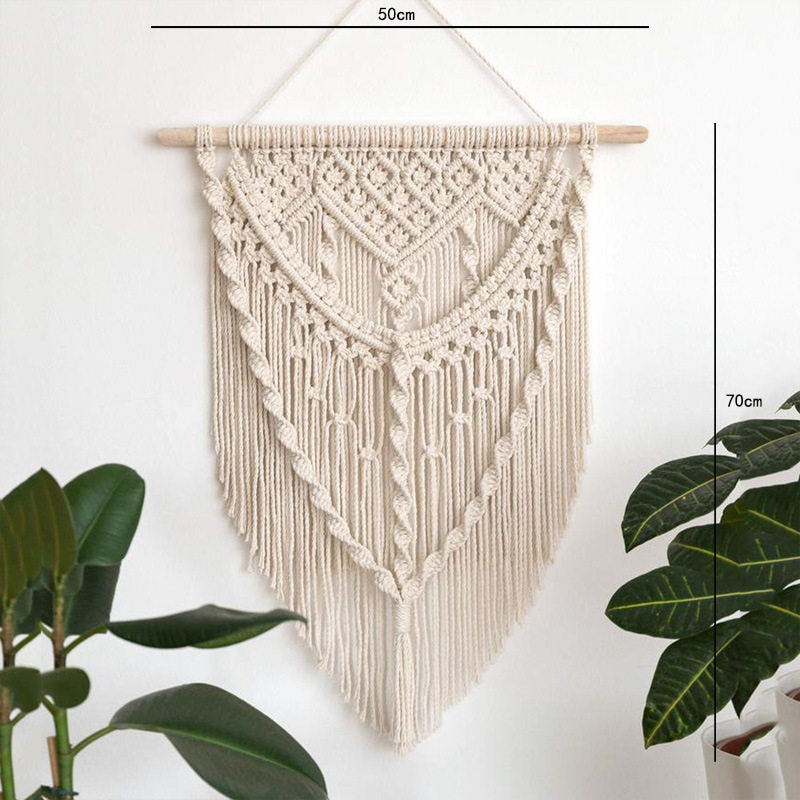 Hand-Woven Bohemian Wall Tapestry