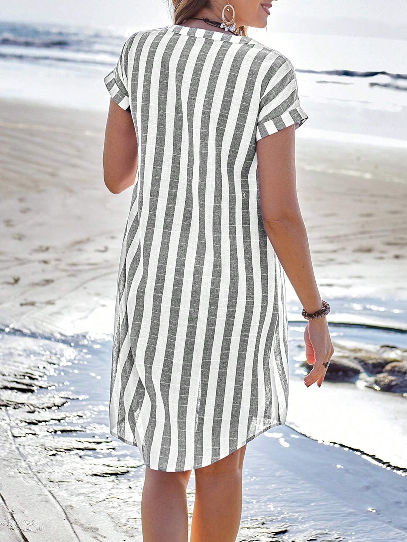 Striped Loose Casual Shirt