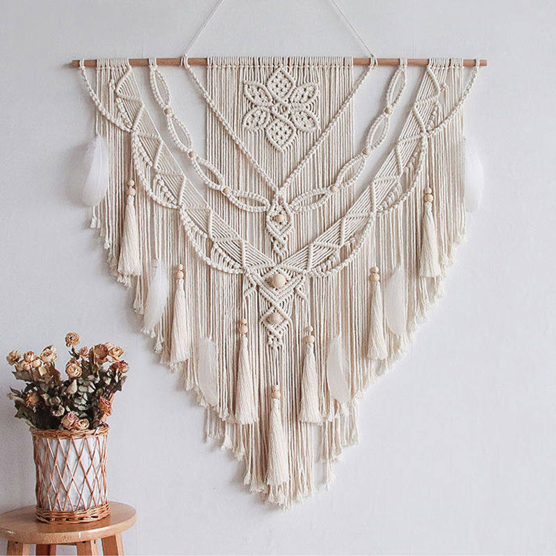 Hand-Woven Bohemian Wall Tapestry