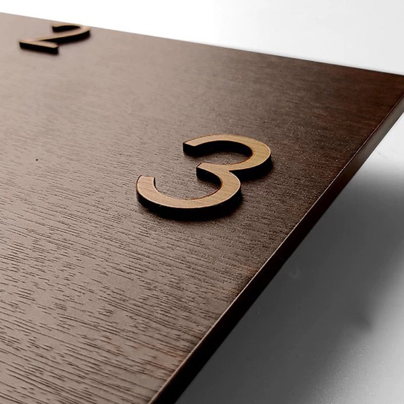 Retro Rectangular Wall Clock with Solid Wood Frame