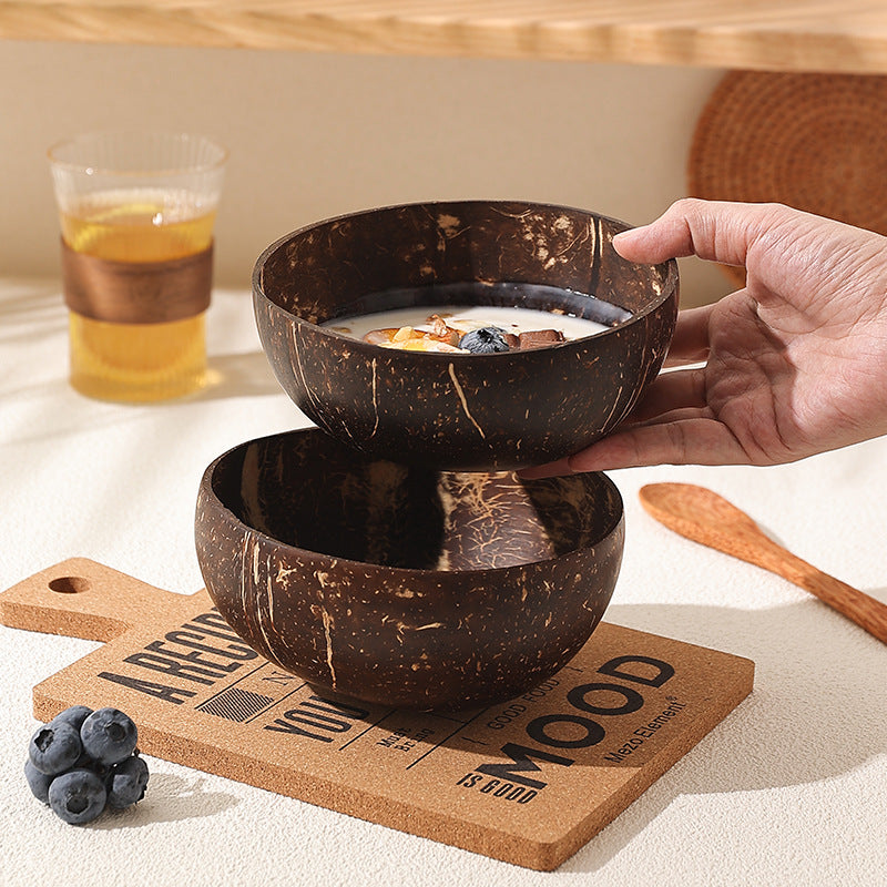 Coconut bowl and spoon