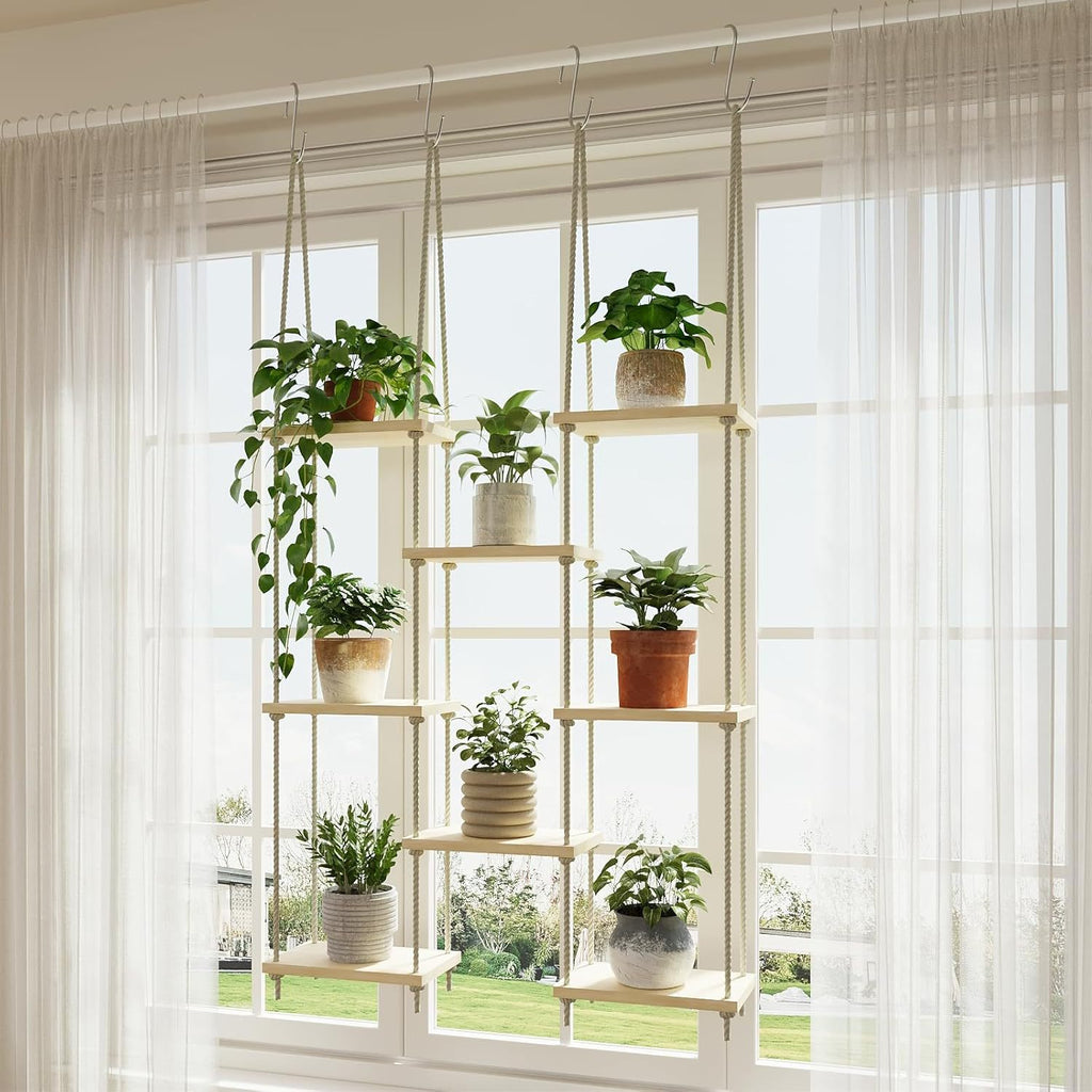 Bohemian Hand-Woven Wall Storage Rack