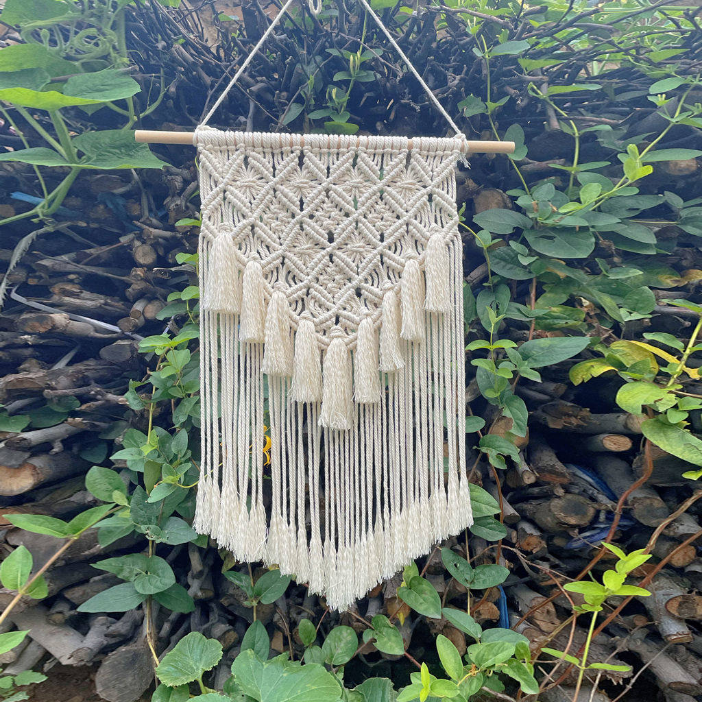 Hand-Woven Bohemian Wall Tapestry