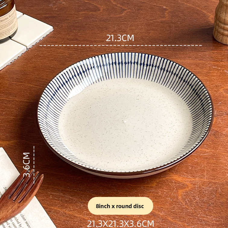 Japanese Ceramic Bowl and Plate Set
